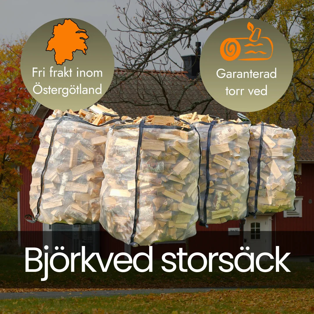 Björkved storsäck 30cm
